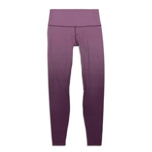 Lululemon align high rise ombré purple leggings size 4